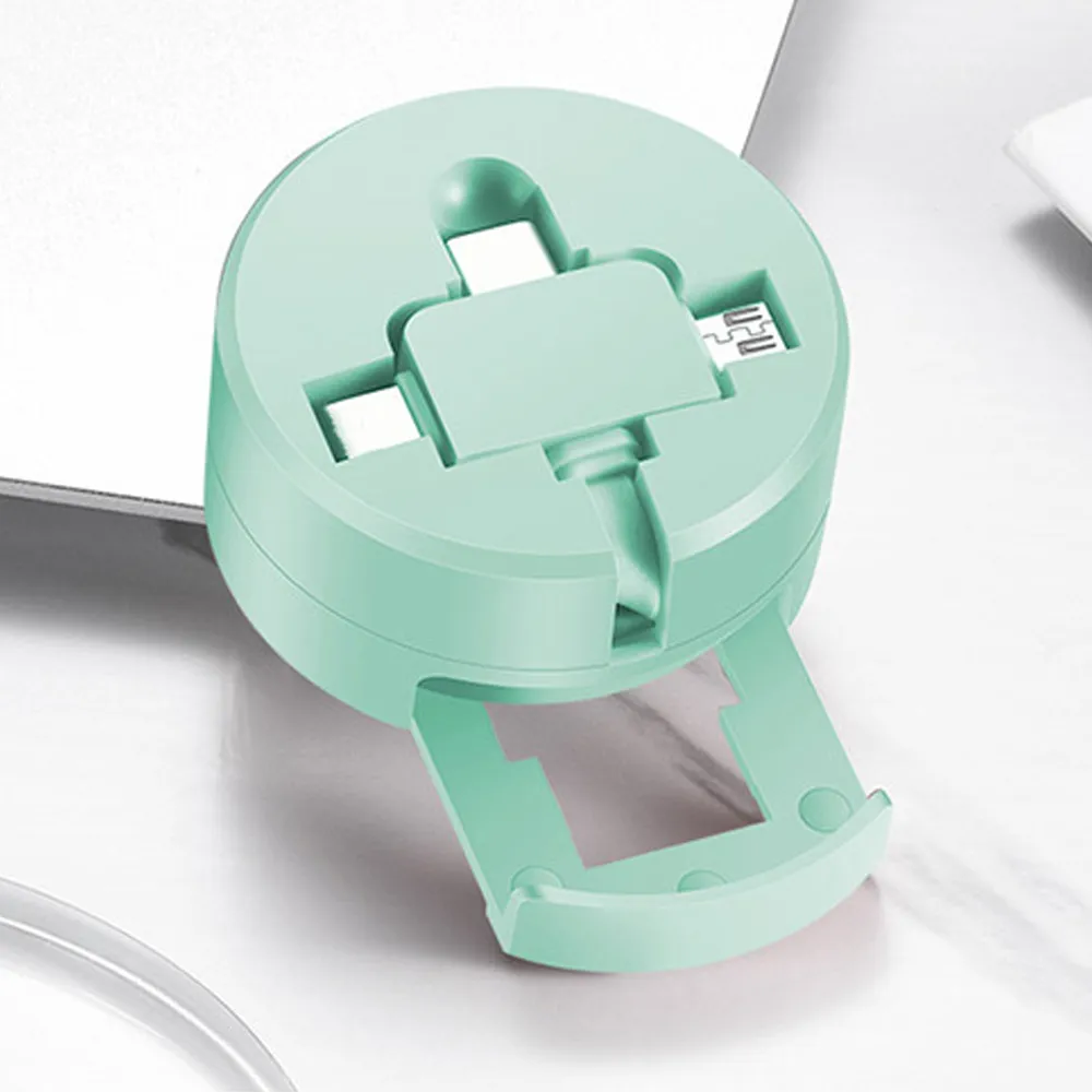 3 in 1 Charging Cable with Phone Holder