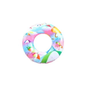 80Cm Umbrella Design Inflatable Swimming Ring E92