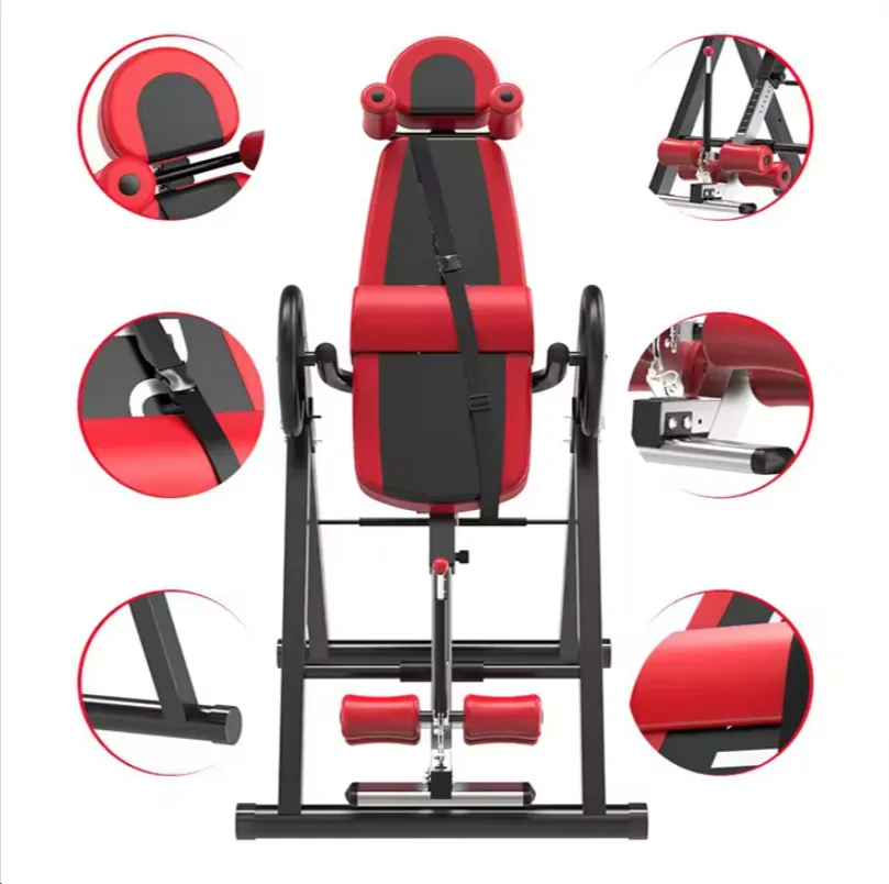 Adjustable And Foldable Back Stretcher Machine For Pain Relief Xq-1 Red