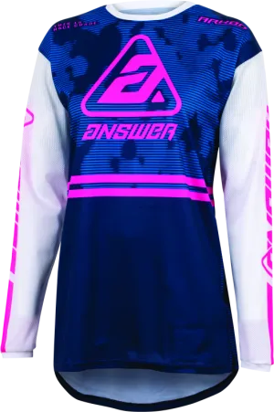 Answer 23 Arkon Trials Jersey Blue/White/Magenta Youth - Large