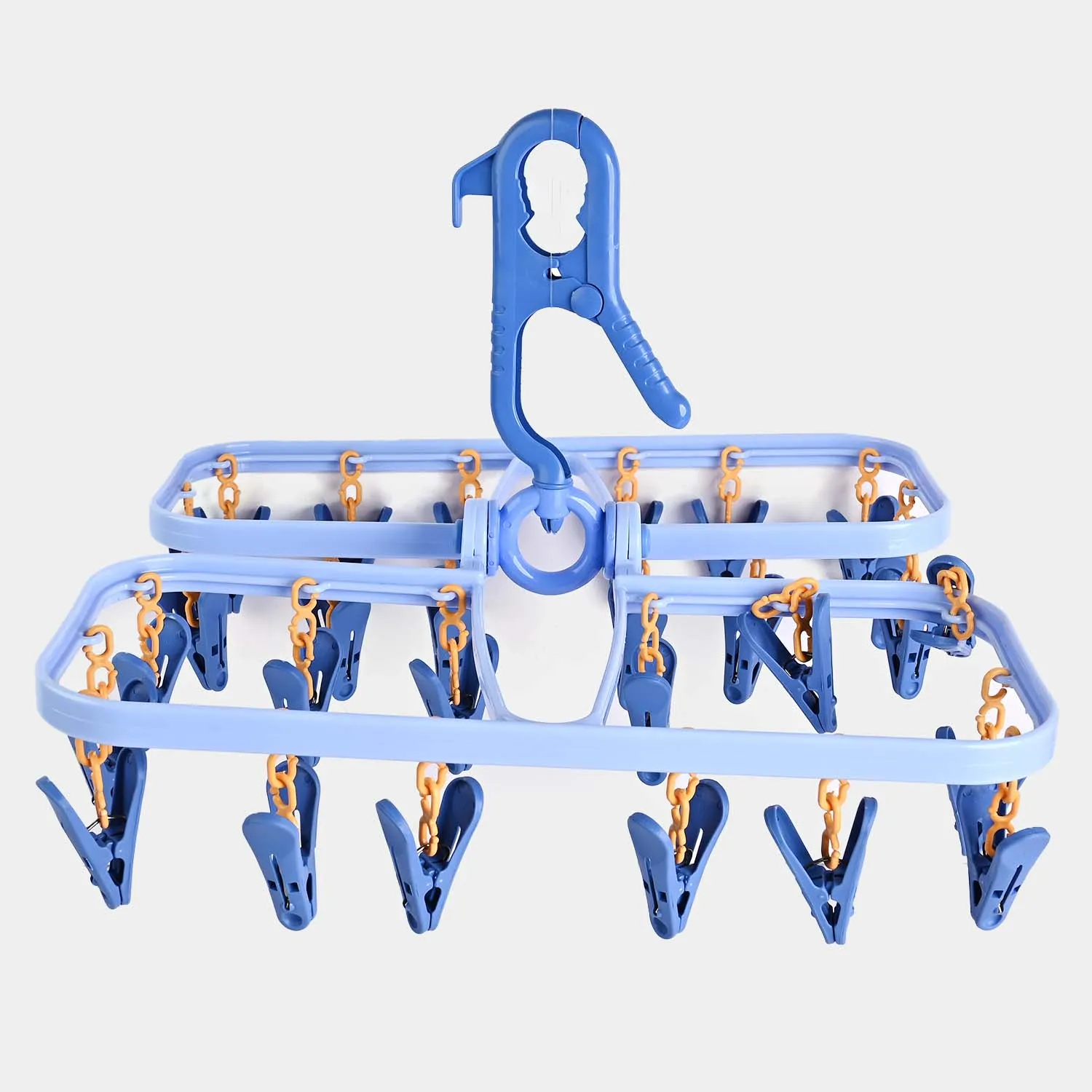 Baby Foldable Cloth Hanger 28PCs | Blue