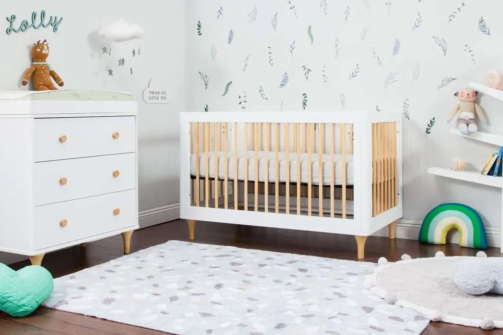 Babyletto Lolly 3-in-1 Convertible Crib with Toddler Bed Conversion Kit