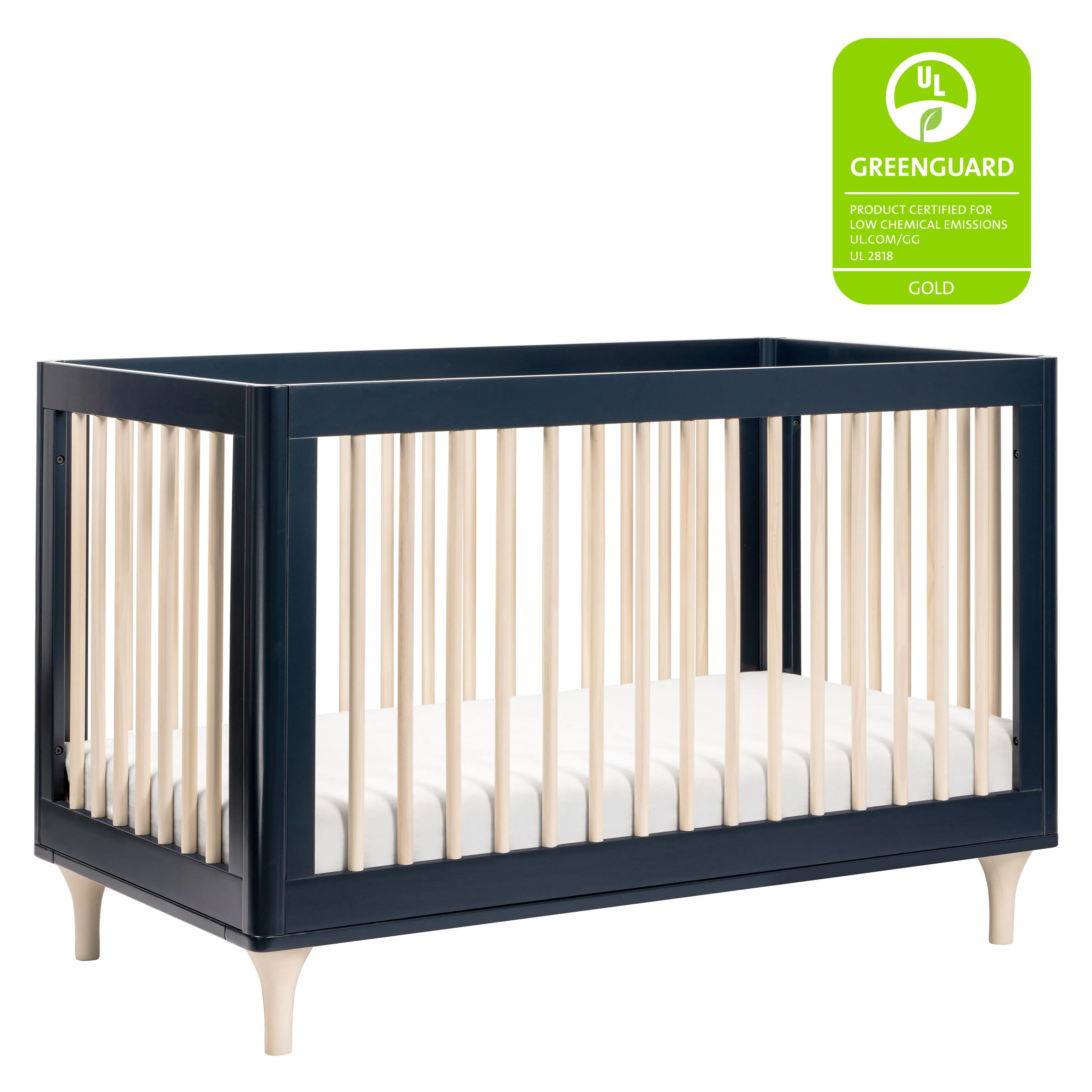 Babyletto Lolly 3-in-1 Convertible Crib with Toddler Bed Conversion Kit