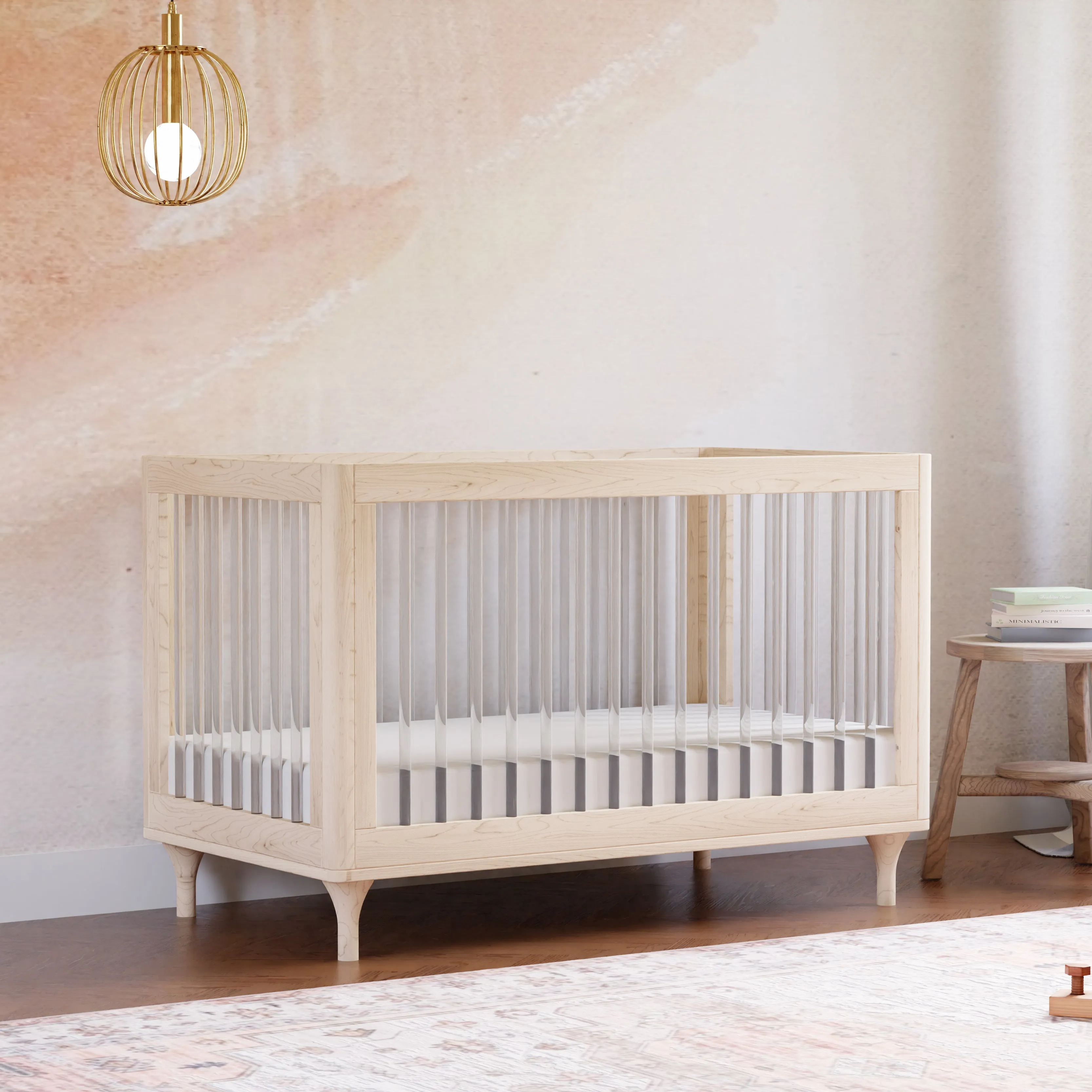 Babyletto Lolly 3-in-1 Convertible Crib with Toddler Bed Conversion Kit