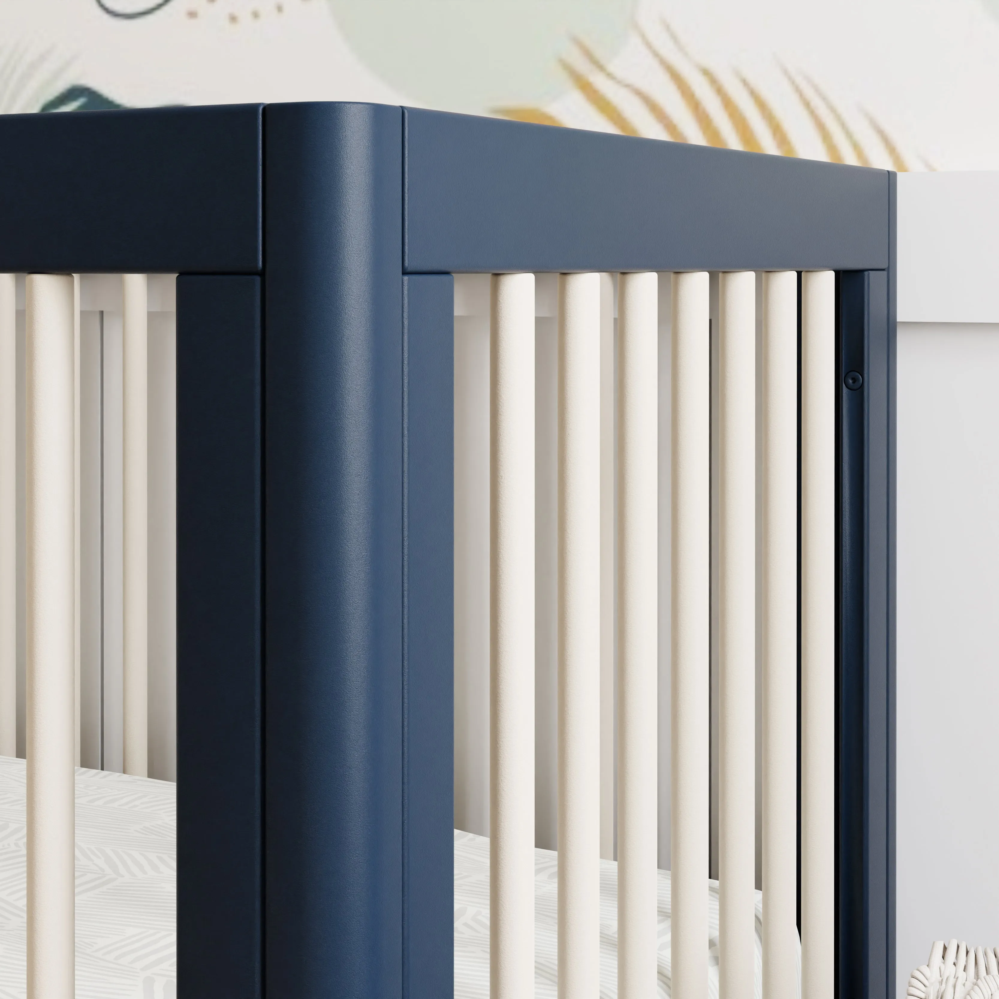 Babyletto Lolly 3-in-1 Convertible Crib with Toddler Bed Conversion Kit