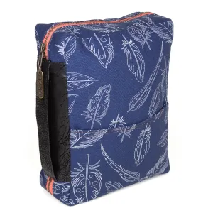 Bible Cover: Indigo Feather