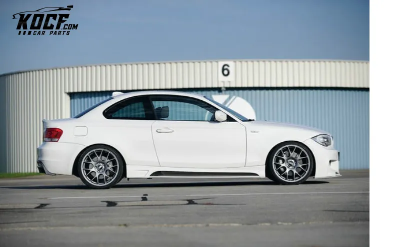 BMW 1 SERIES E81 E87 E88 F20 F21 F52 E82 2 Door Coupe E88 2 Door convertible E87 5 Door Hatch Rieger Style Fiberglass Front Bumper