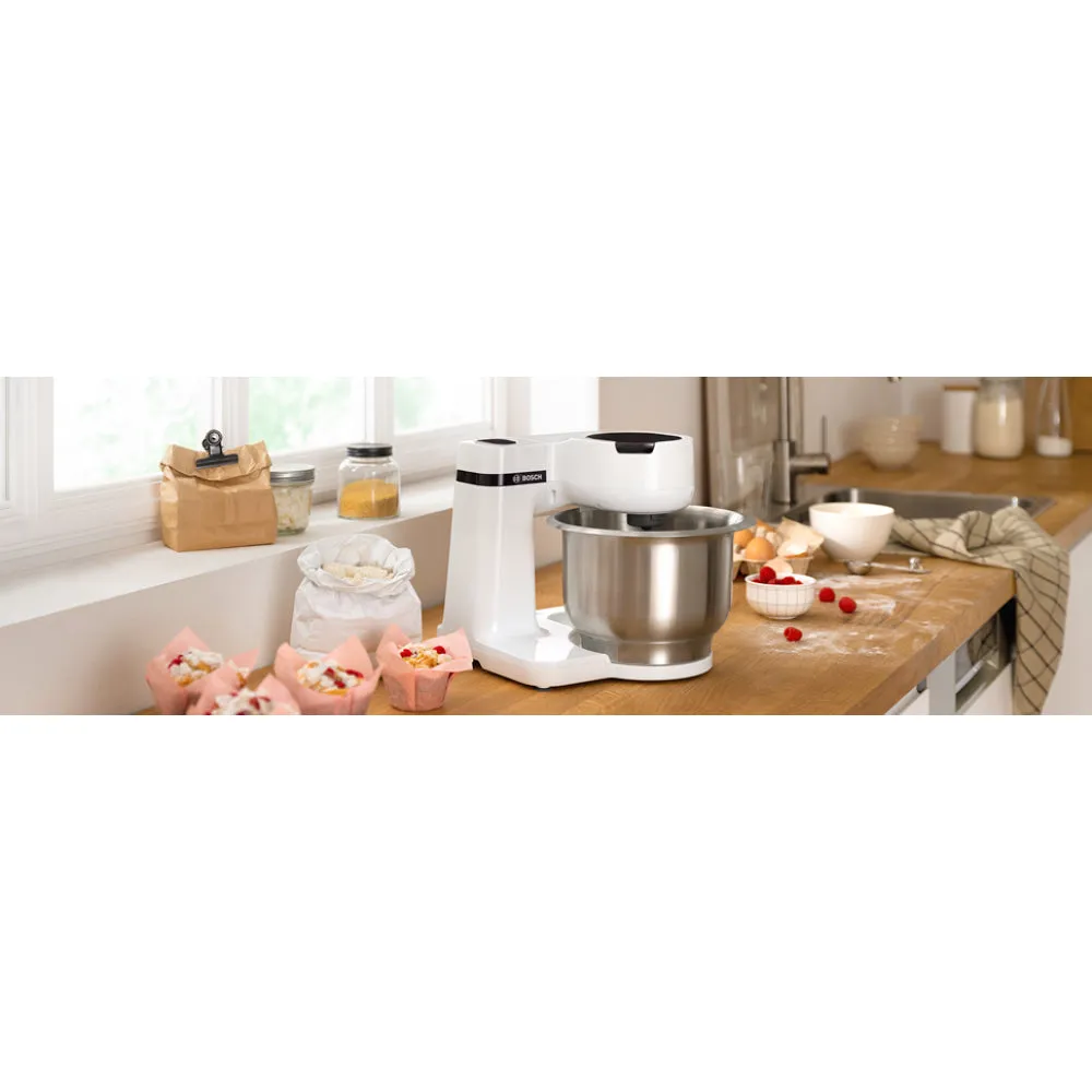 Bosch Kitchen Machine 700W, Large 3.8 ltr.  4 speed- 1 year Manufacturer Warranty, Made in Slovenia, MUMS2EW30G