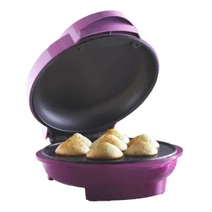 Brentwood Pink Mini Cupcake Maker Machine 10" 1pc
