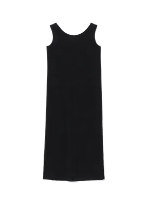 COTTON SINGLE JERSEY collections BUTTON DETAIL DRESS