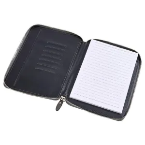 Creative Gifts International 002319 Leatherette Zippered Notepad Case&