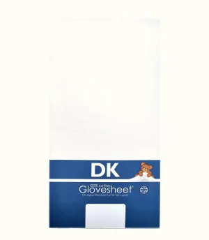 DK Fitted Large Travel Cot Sheet White 105 x 75cm