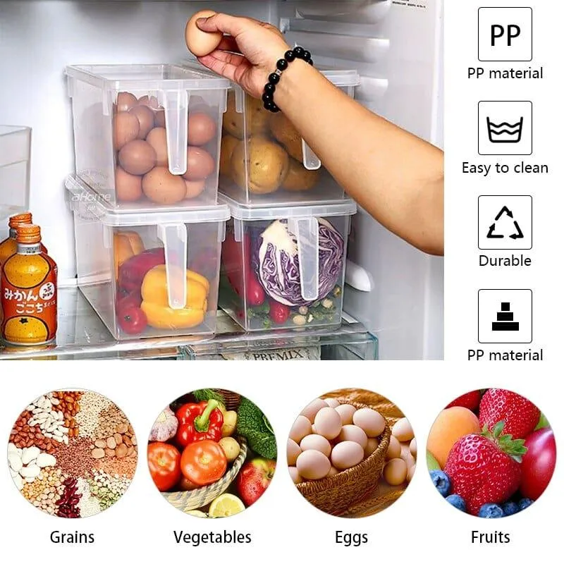 Ergonomic Design Refrigerator Storage Box