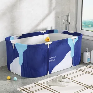 Foldable Insulated Bathtub with Cushion & Pump - Weisshorn