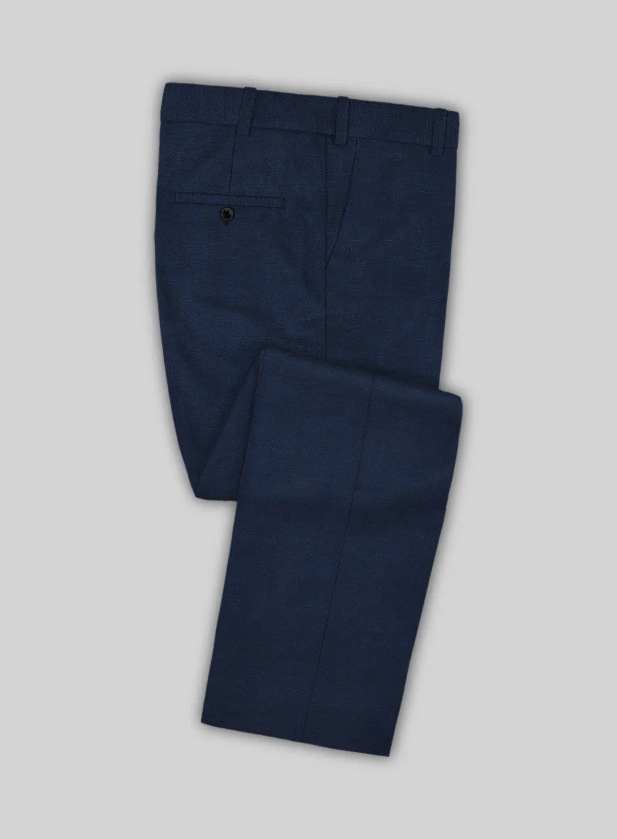 Fresco Mine Blue Wool Suit