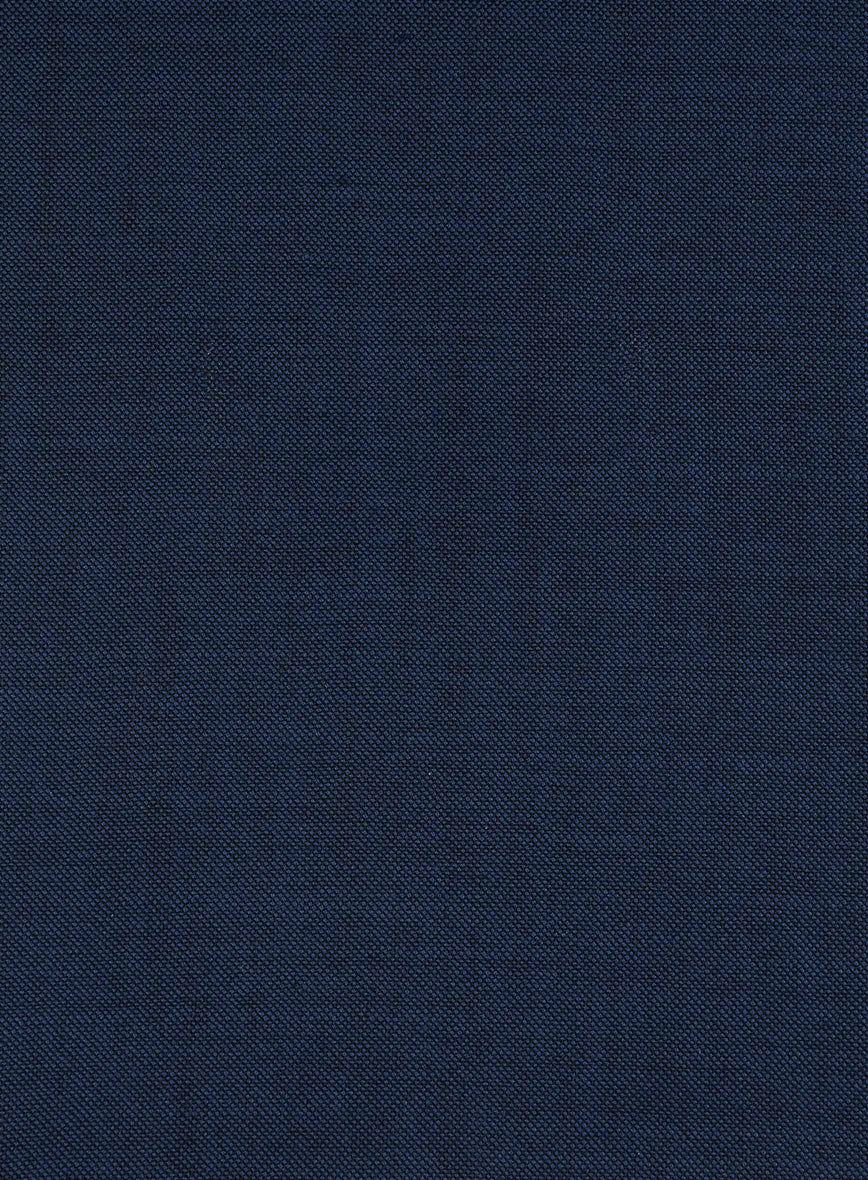 Fresco Mine Blue Wool Suit