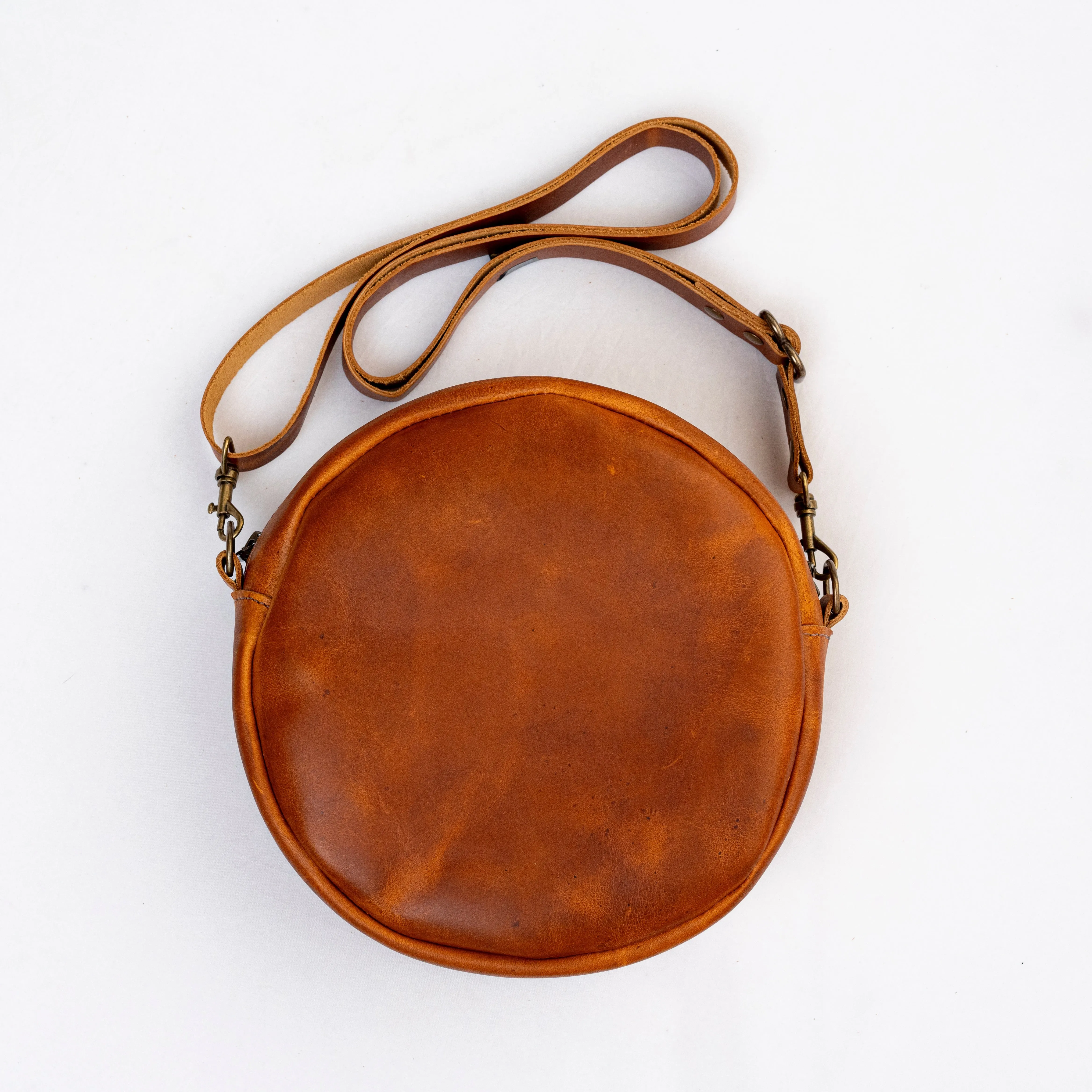 Full Moon Crossbody in Cognac