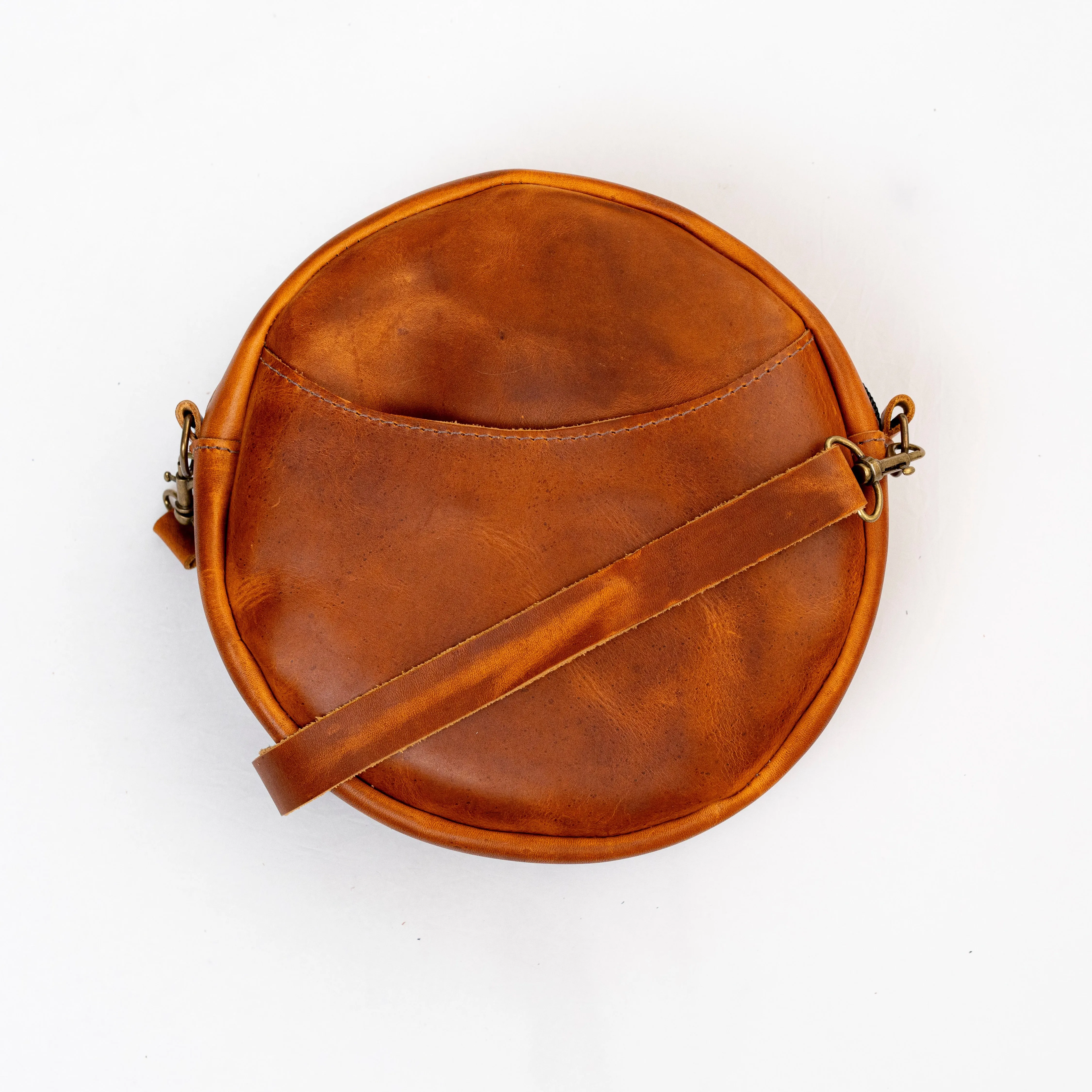 Full Moon Crossbody in Cognac