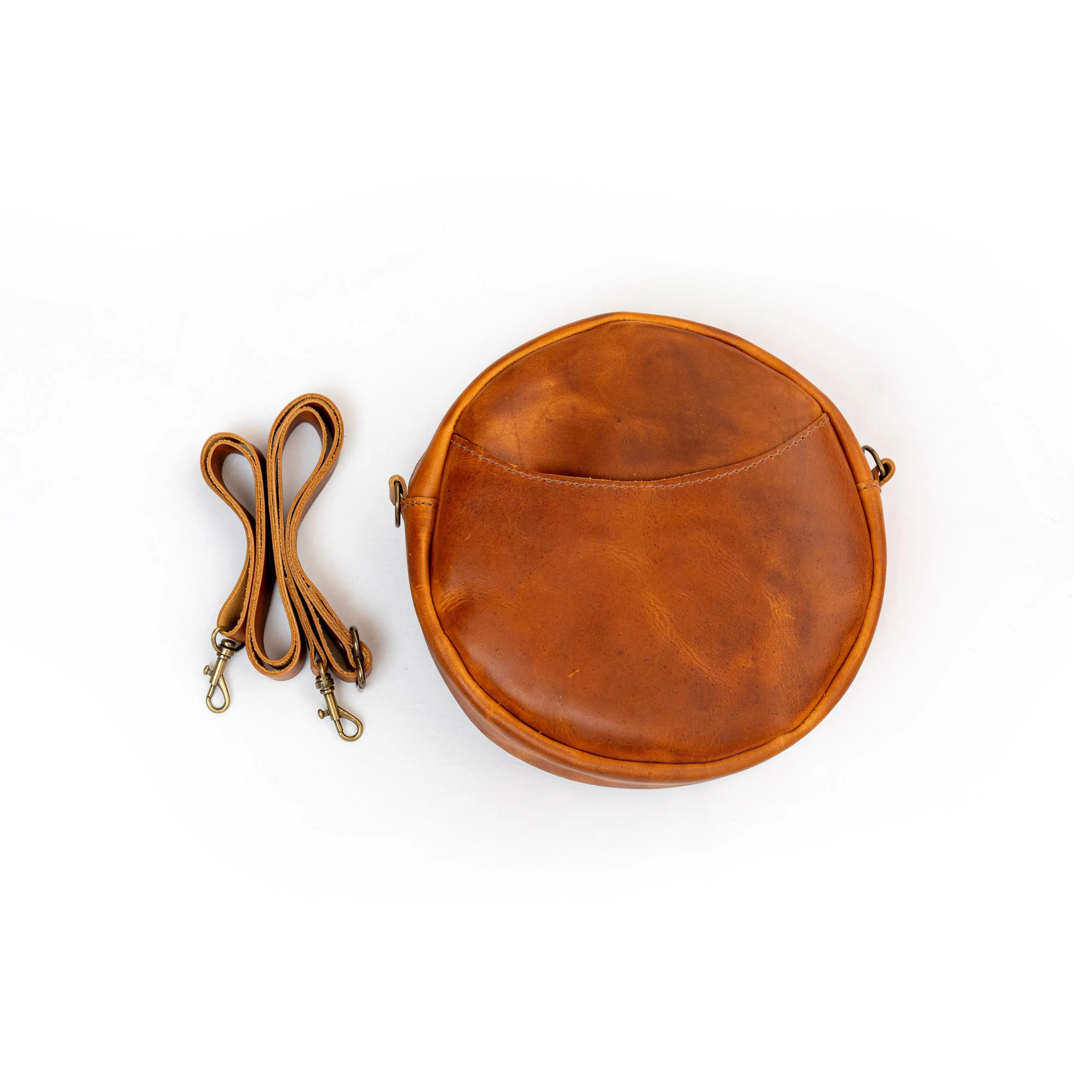 Full Moon Crossbody in Cognac
