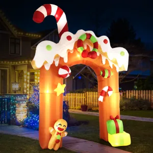 Gingerbread Archway Christmas Inflatable Xmas Decorations - 3M