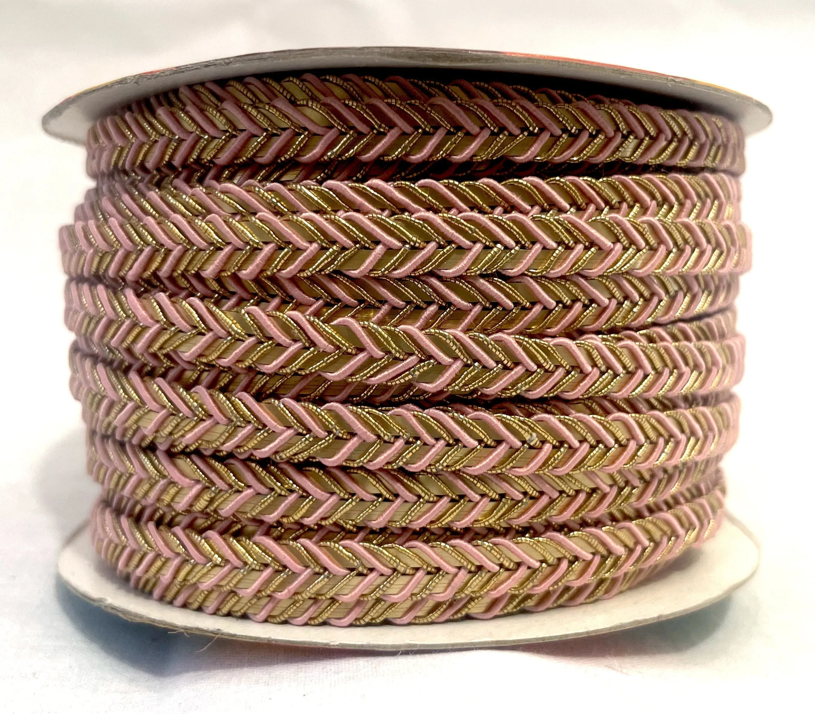Golden Braid Border, Cyan And Golden,  Laces for Dress, Home Dcor, Shoe, Bags, Hats, DIY, Handmade, 0.2 inch Broad