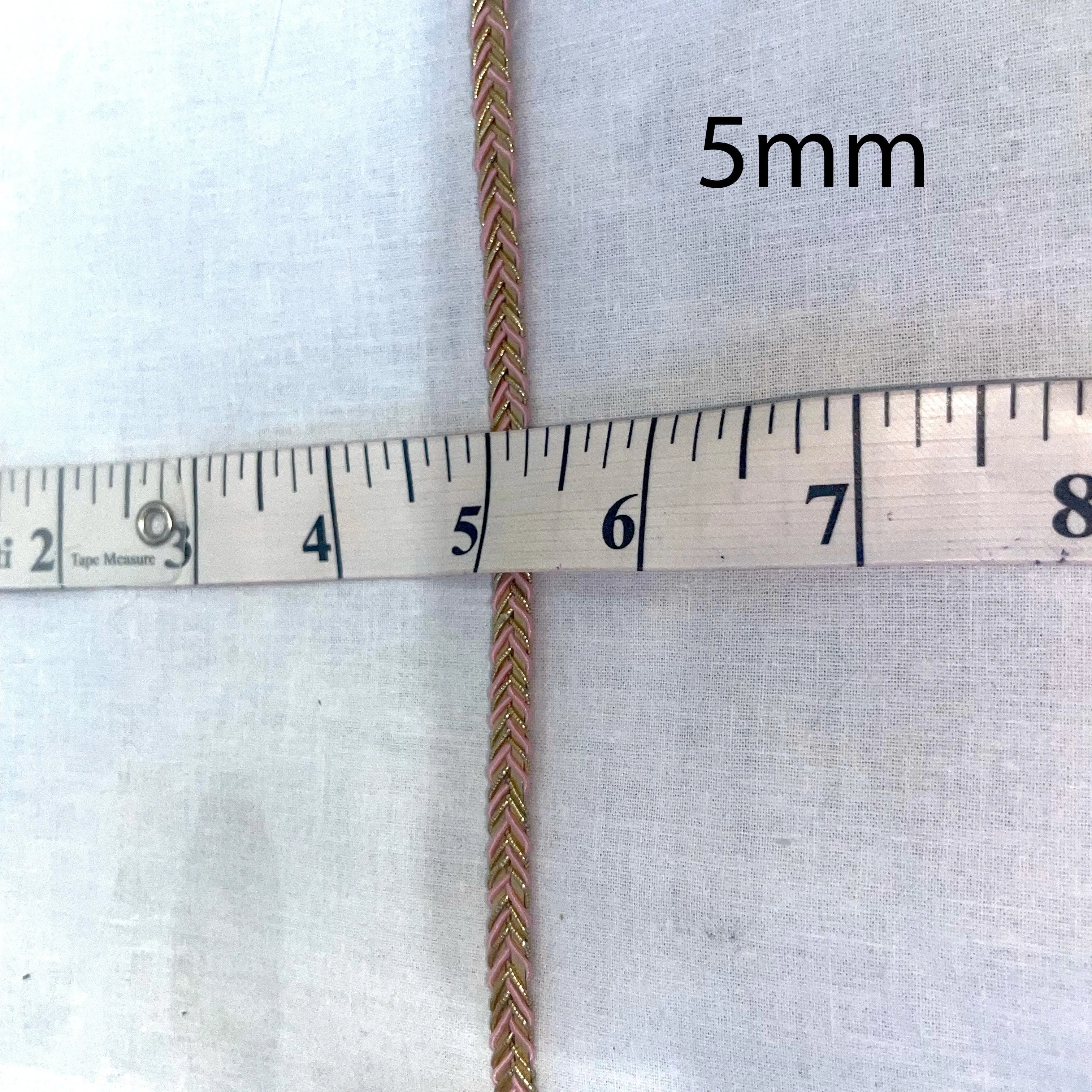 Golden Braid Border, Cyan And Golden,  Laces for Dress, Home Dcor, Shoe, Bags, Hats, DIY, Handmade, 0.2 inch Broad