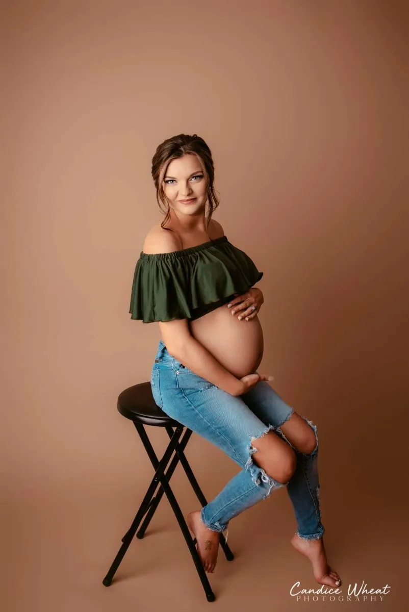 Harper Boho Ruffle Crop Top   (Choose Color)