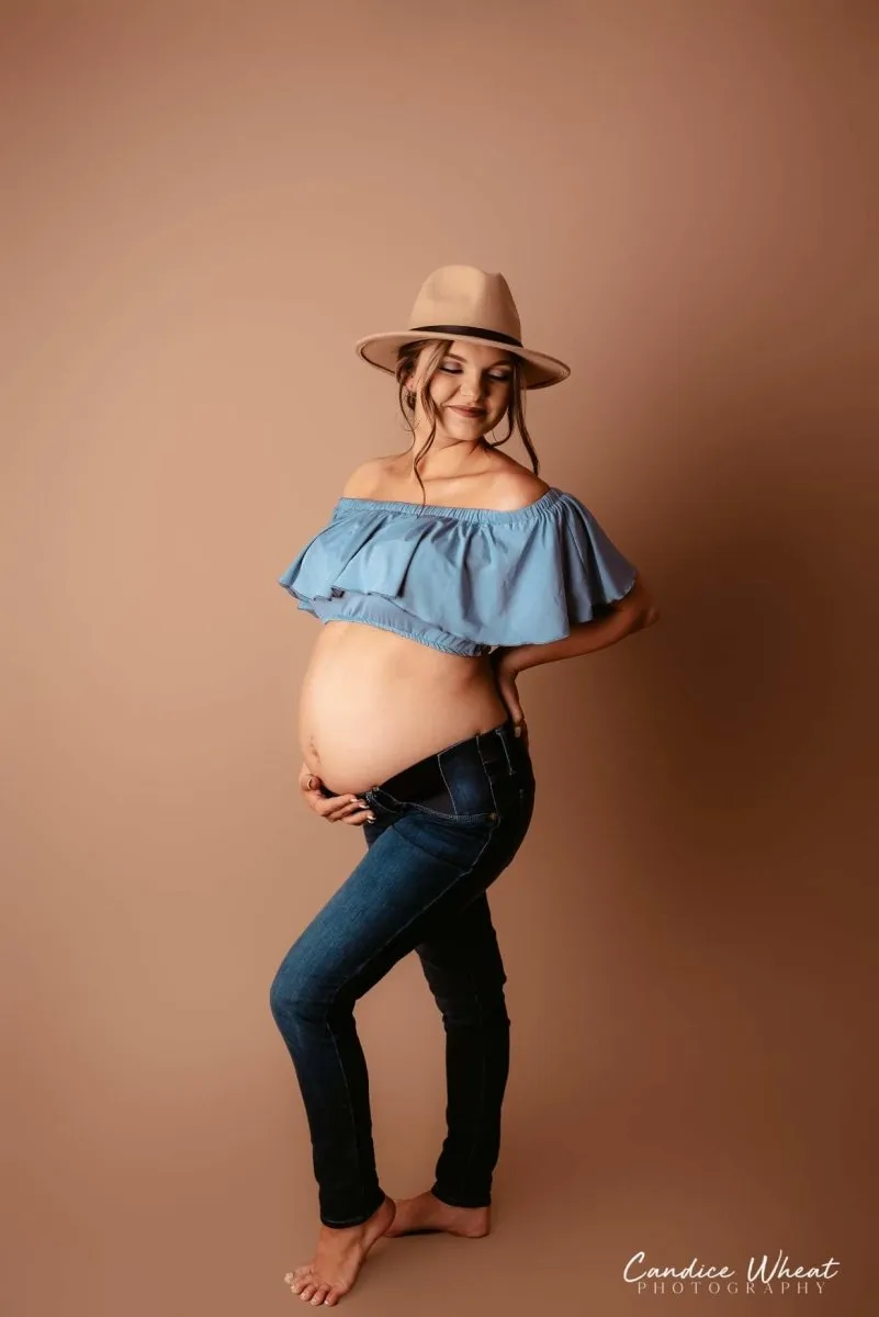 Harper Boho Ruffle Crop Top   (Choose Color)