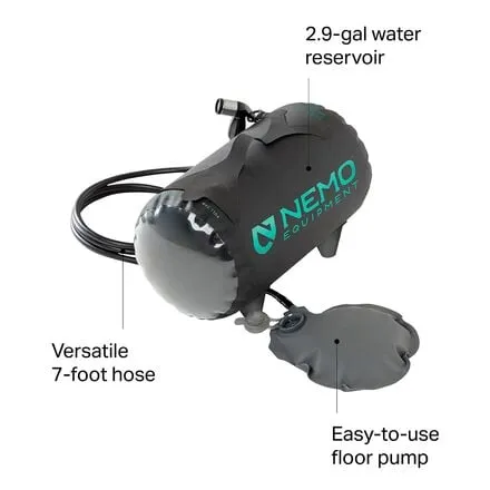 Helio NEMO Equipment Inc. pressure shower, Dark Verglas