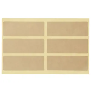 Index Labels for Polypropylene Storage