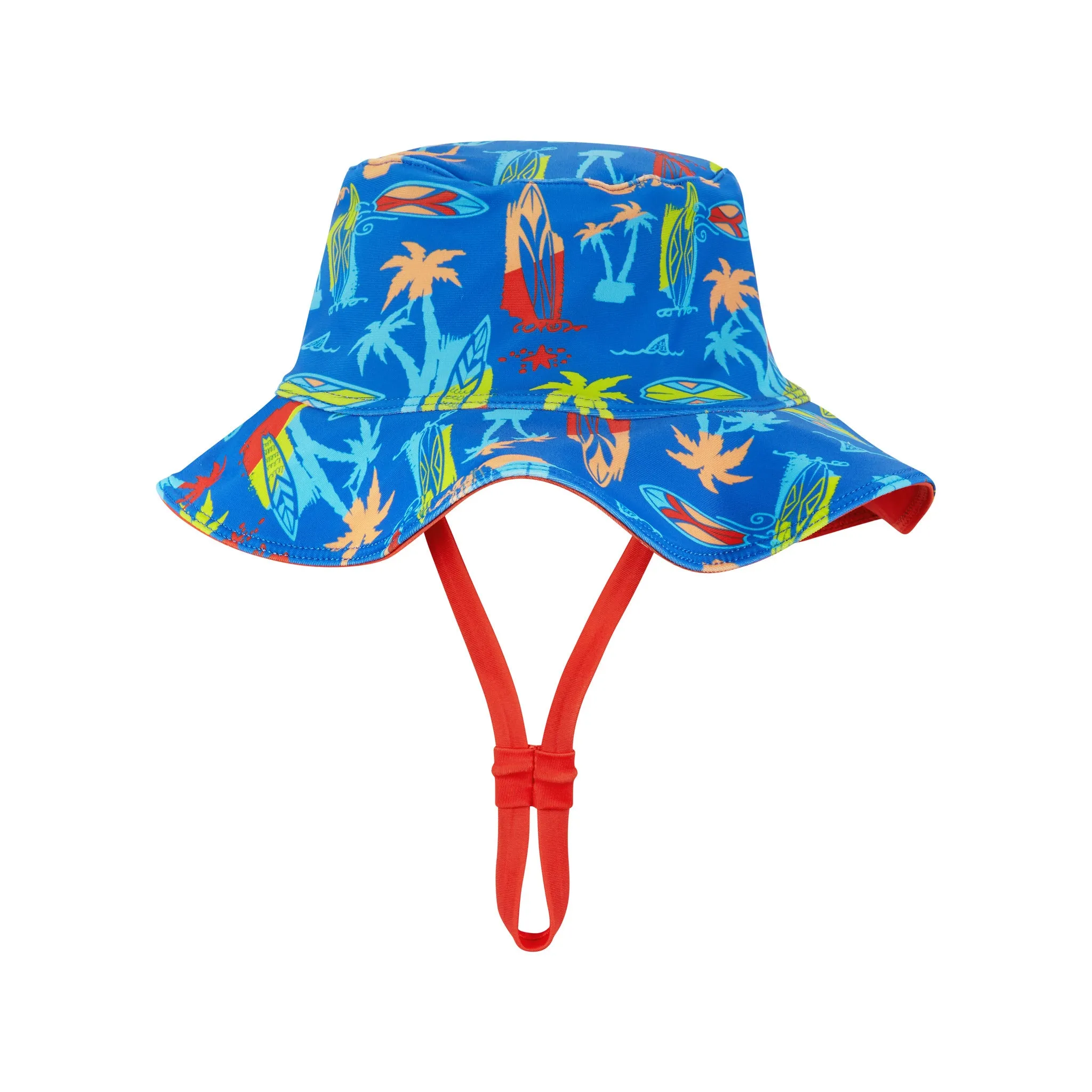 Infant Swim Romper and Hat | Surfboard Print