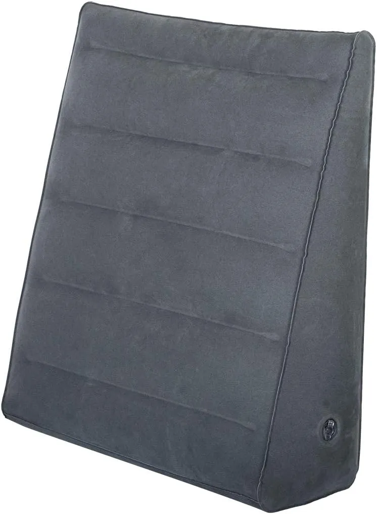 Inflatable Wedge Pillow I Travel/Inflatable Portable Bed Wedge I 23.6" x 22" x 7"