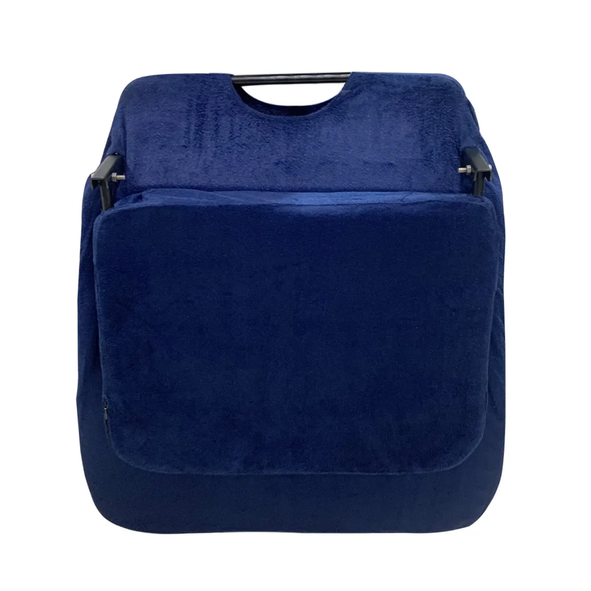 Kawachi 90° Meditation Floor Chair - Premium, Foldable and 90° Fixed Back Support Chair. Ideal for Seating, Yoga, Gaming and Meditation Blue  KW96