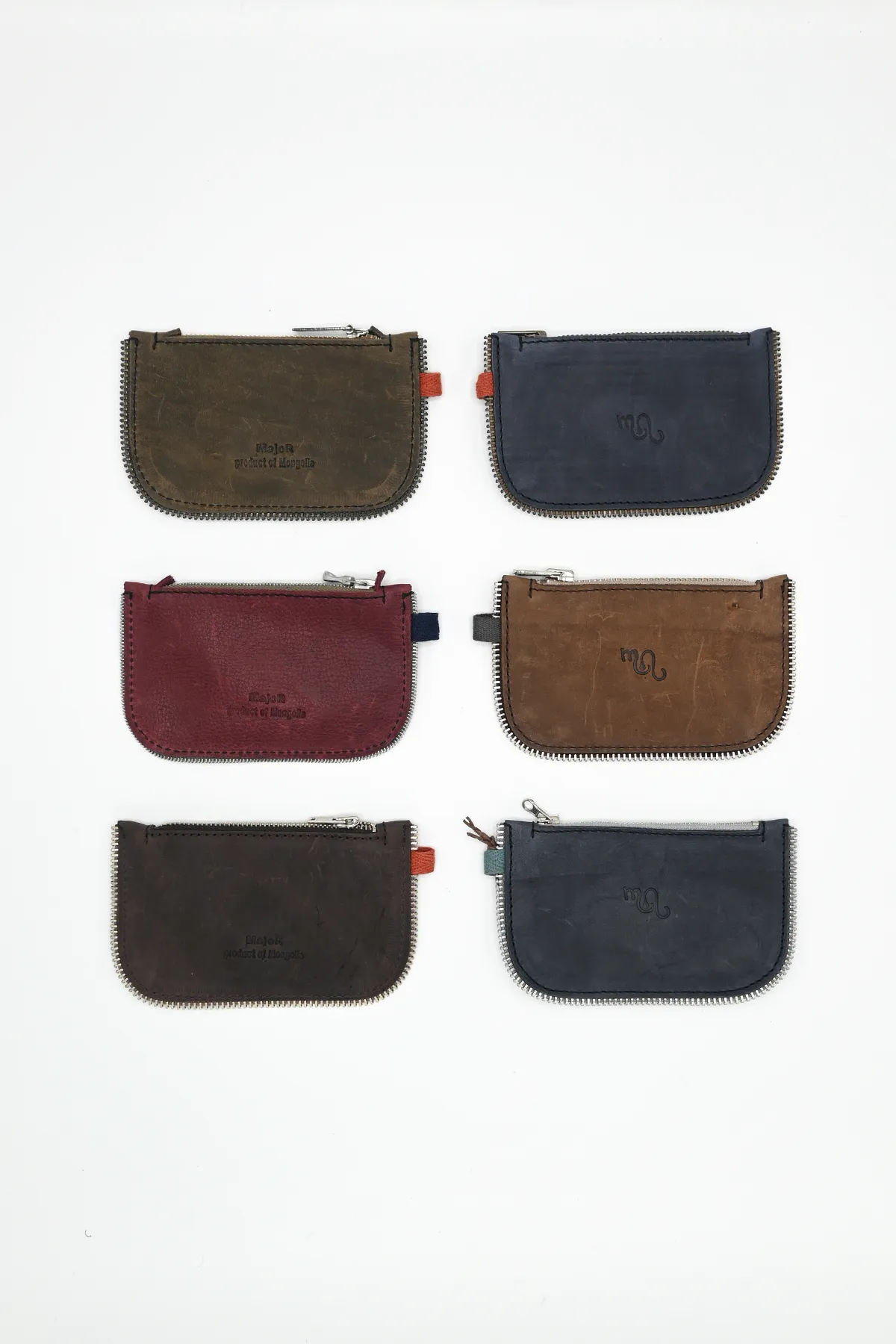 Leather Zippered Cardholder