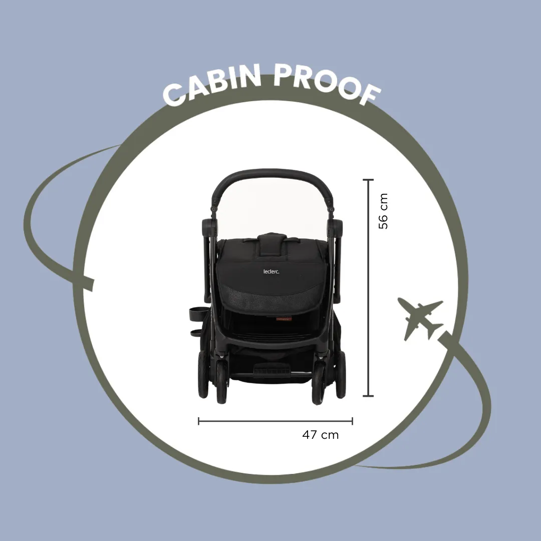 Leclercbaby Magicfold Plus Stroller Black