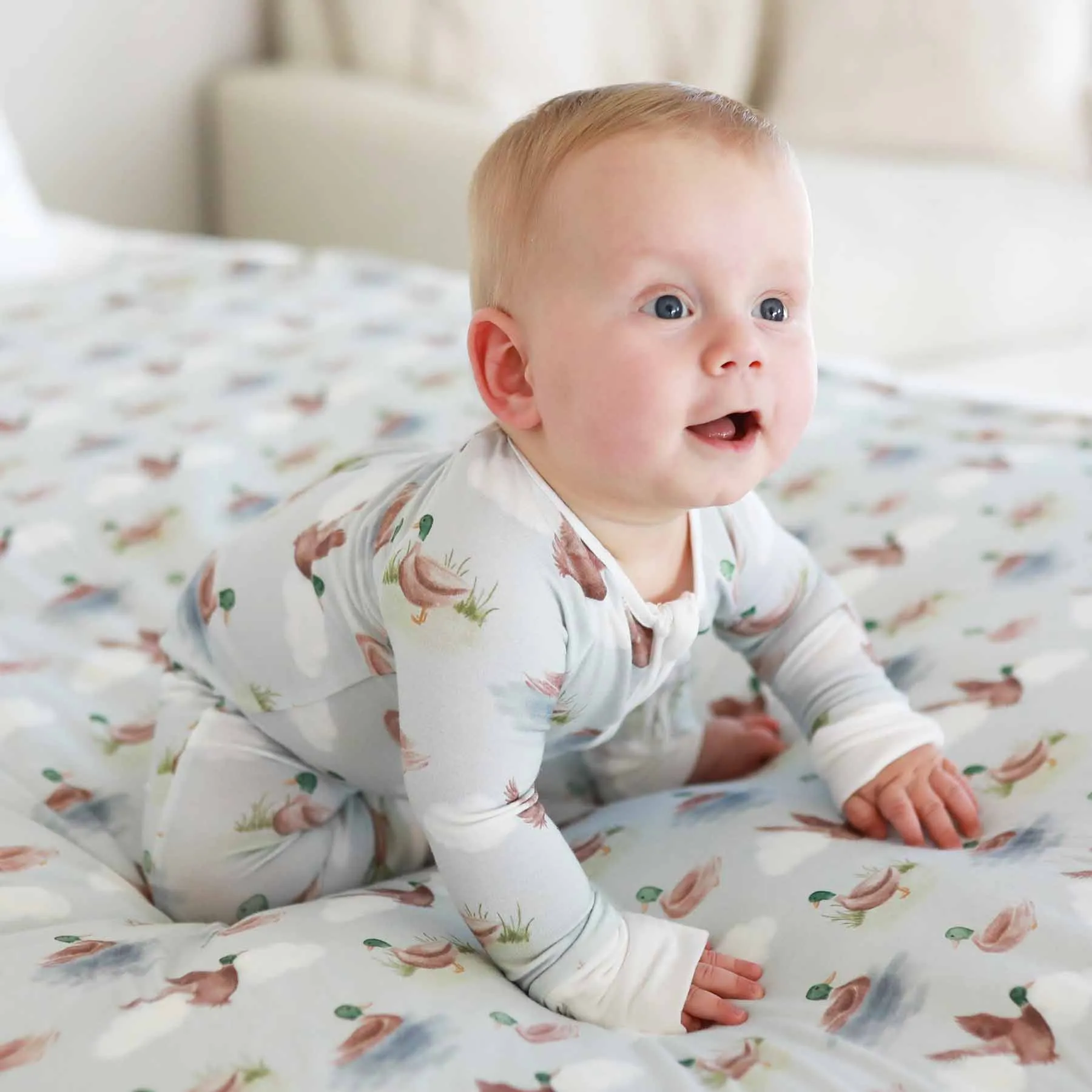 Little Duckling Convertible Zip Romper