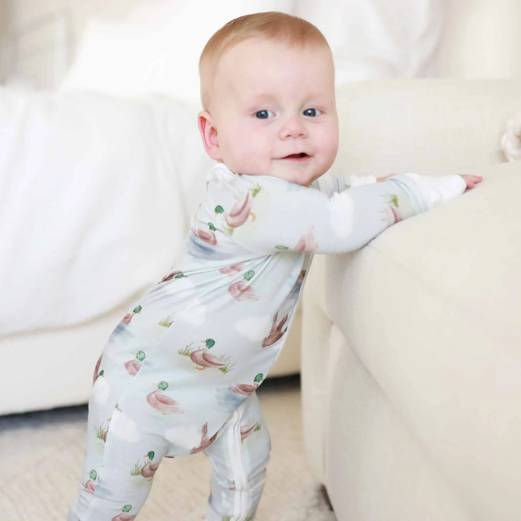 Little Duckling Convertible Zip Romper