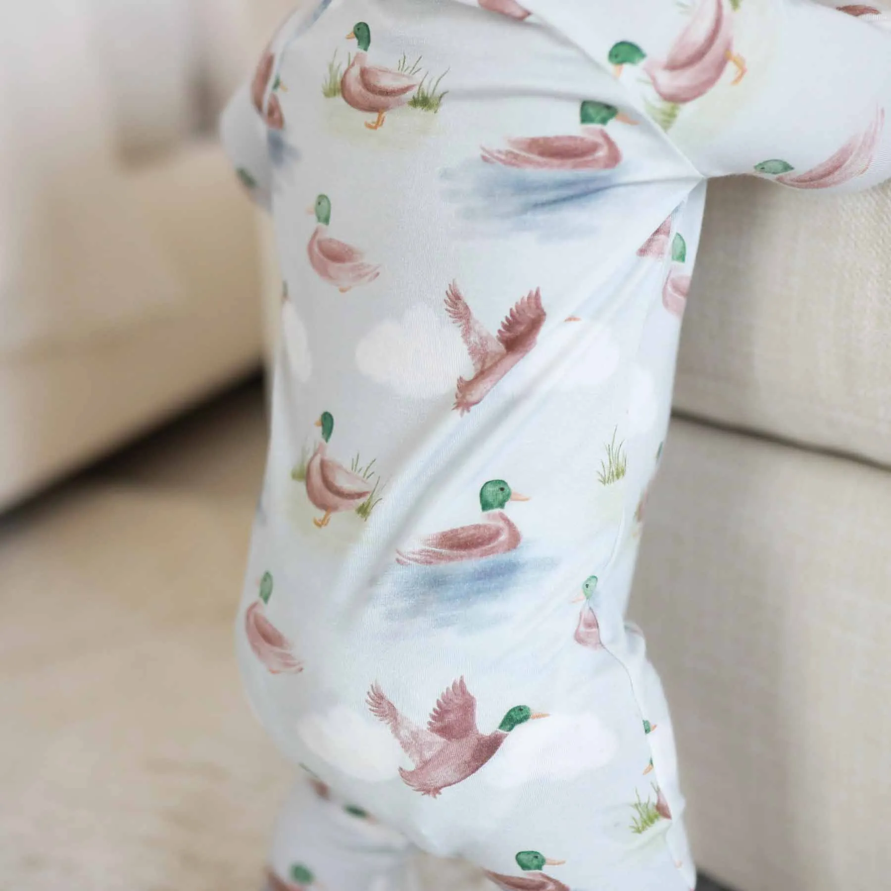 Little Duckling Convertible Zip Romper