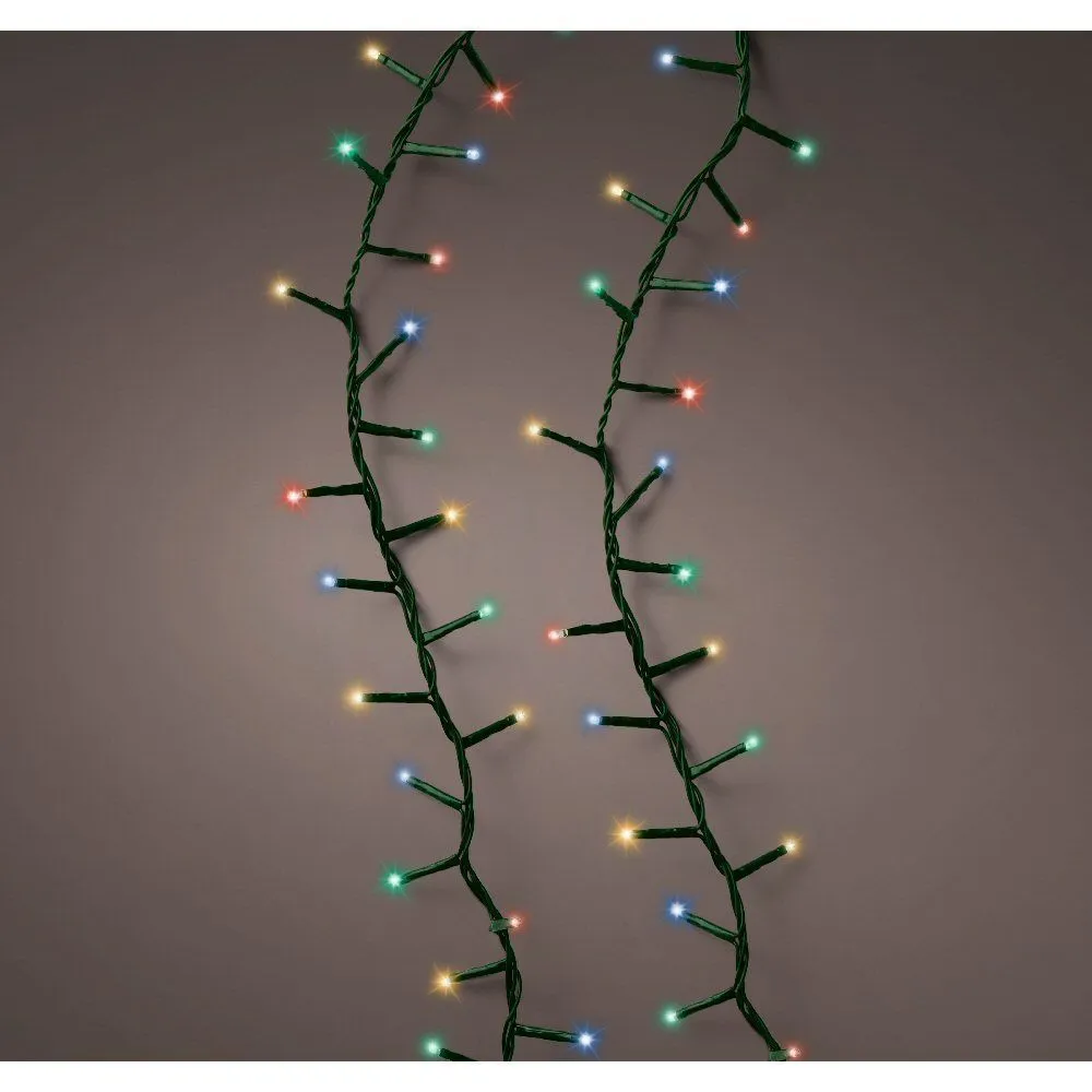 Lumineo 500 Multi Coloured LED Compact Christmas Lights (11m)