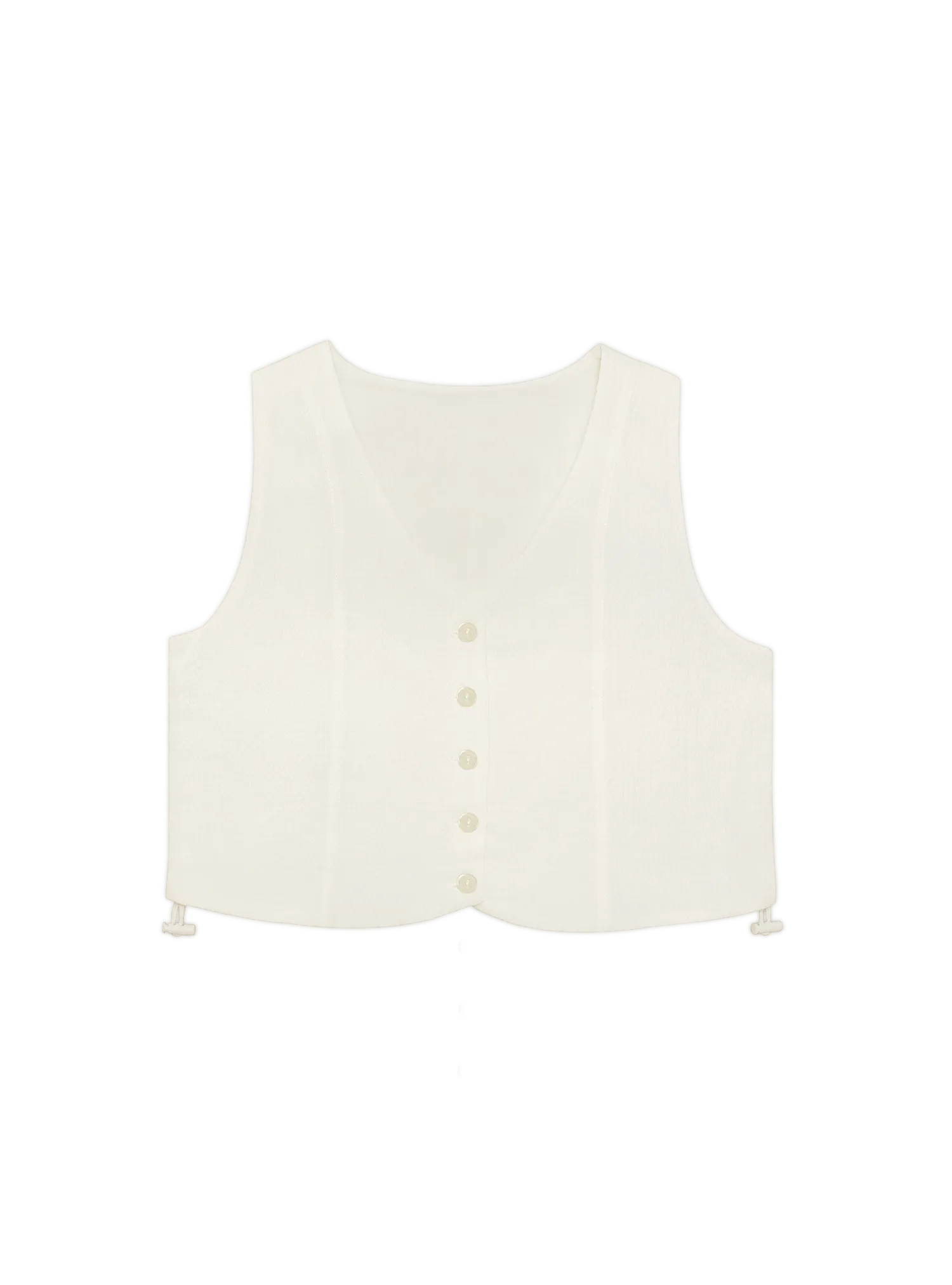 Multi-Way Vest Top (Seersucker Bone)