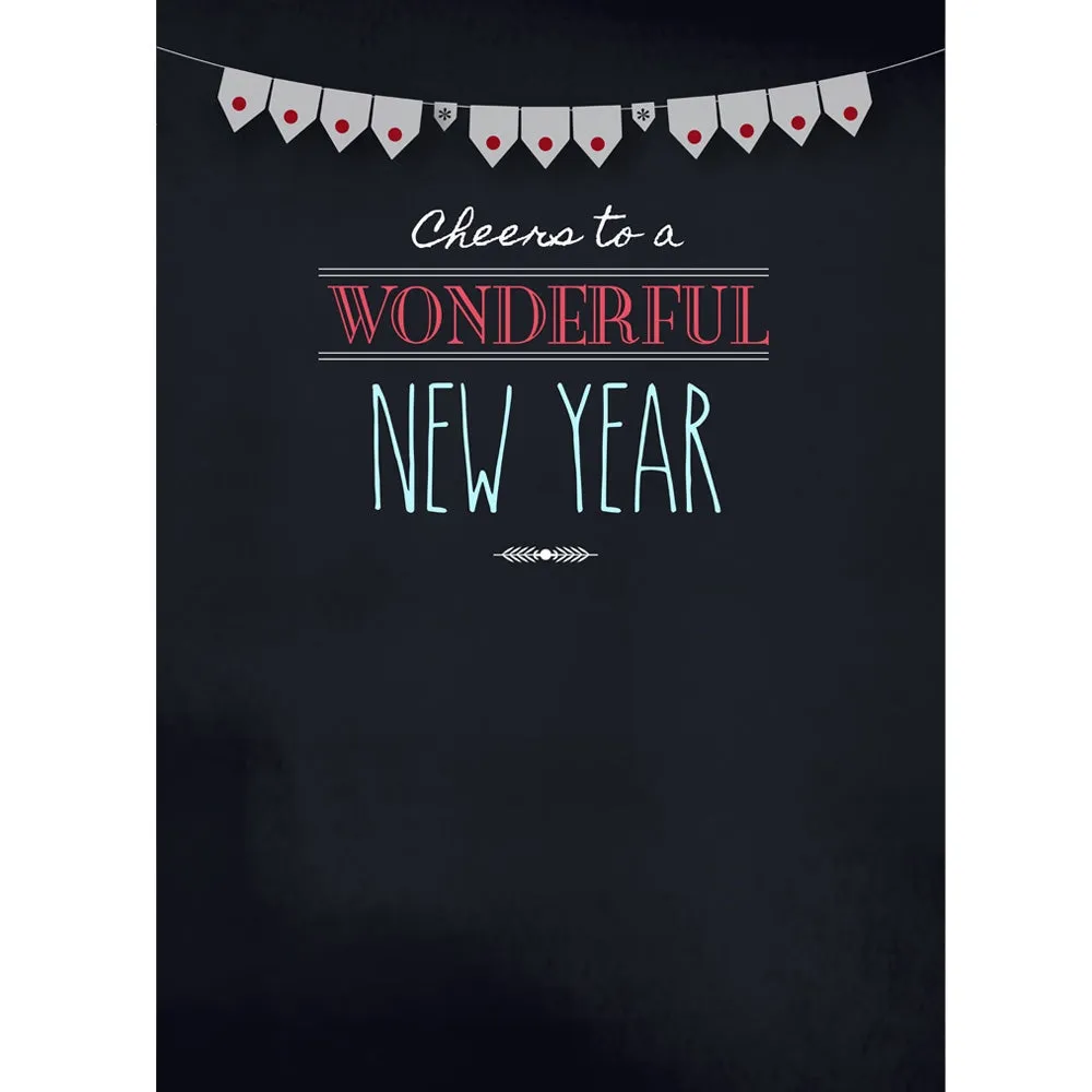 New Years Cheer Printed Backdrop