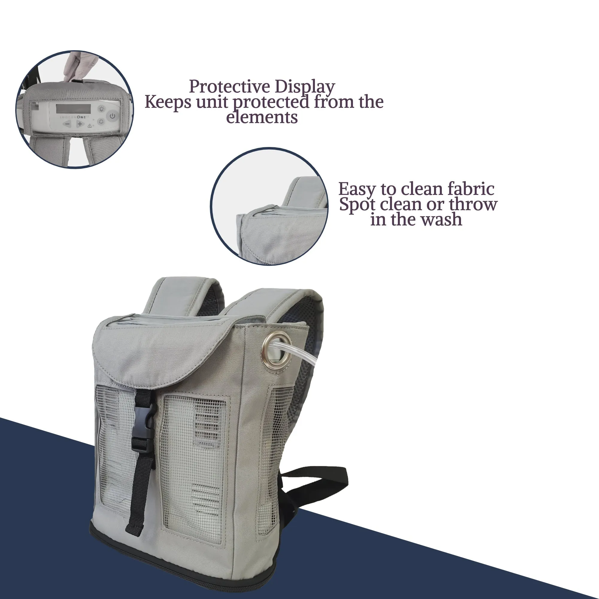 OxyGo Ultra Lightweight Backpack - Gray