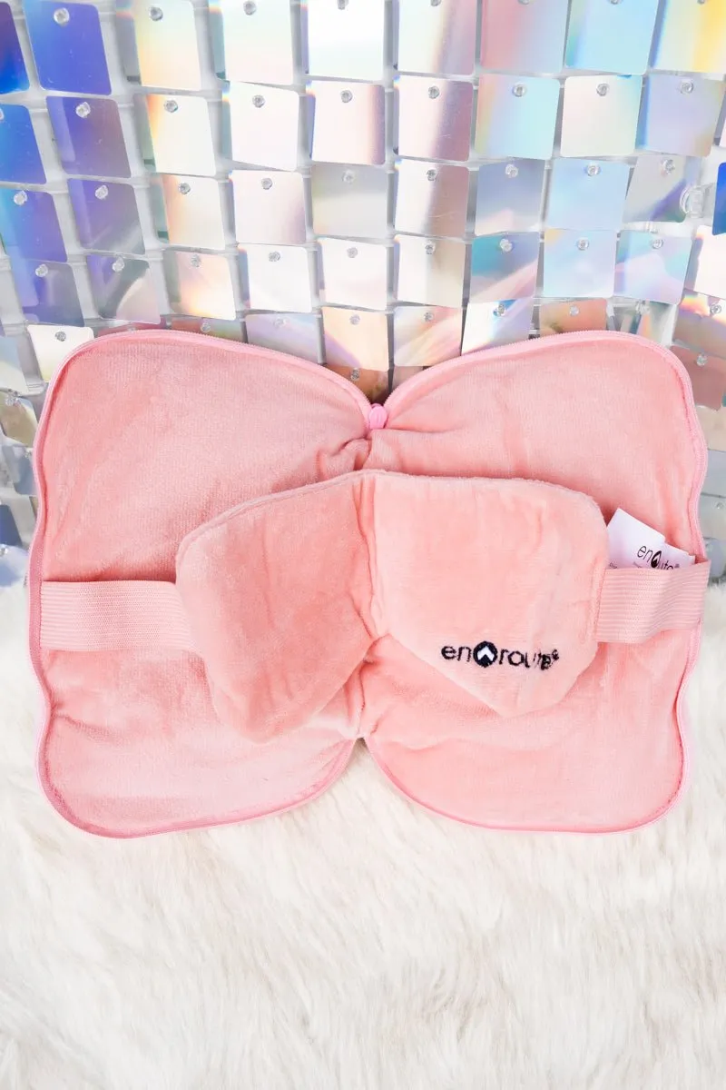 Pink En Route The ZZZ Pod Travel Pillow Eye Mask