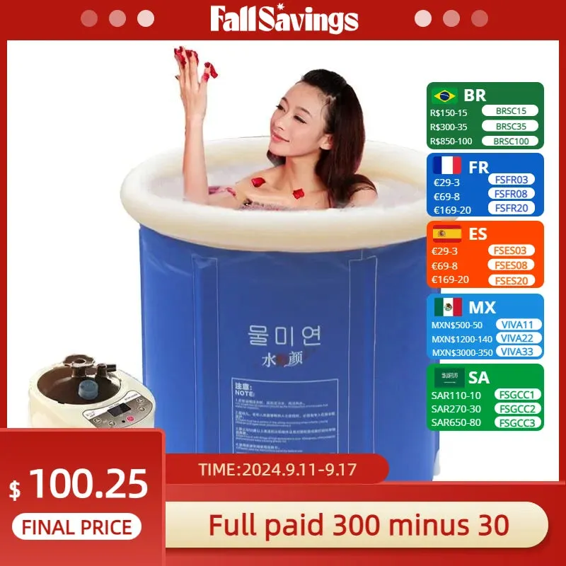 Portable Sauna Steaming, Folding Bathtub, Infrared Spa, Weight Loss Remove Toxin