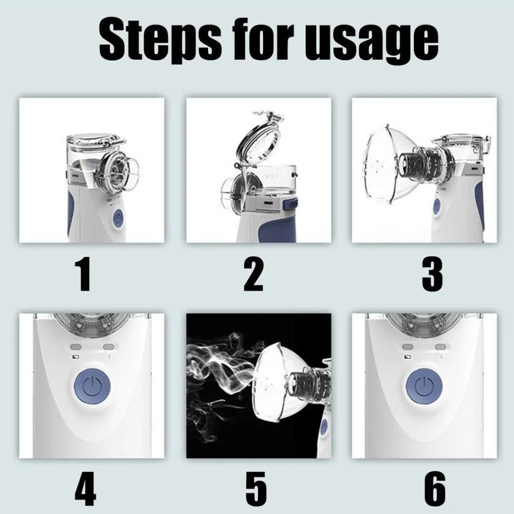 Portable Ultrasonic Nebulizer Mini Handheld
