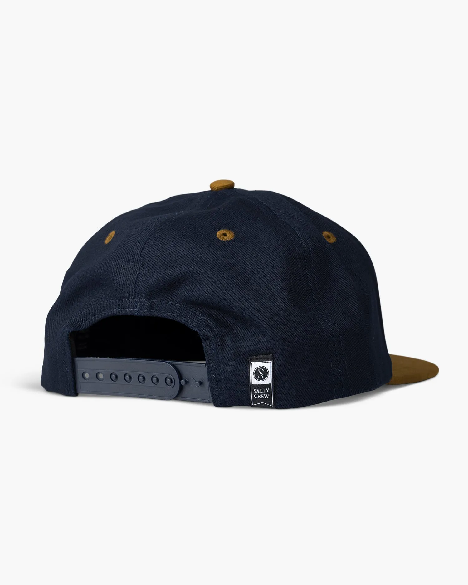 Salty Crew First Mate 5 Panel Hat - NAVY/GOLD