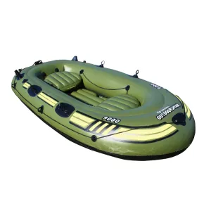 Solstice ‎9' x 4' Outdoorsman 9000 4-Person Fishing Inflatable Boat