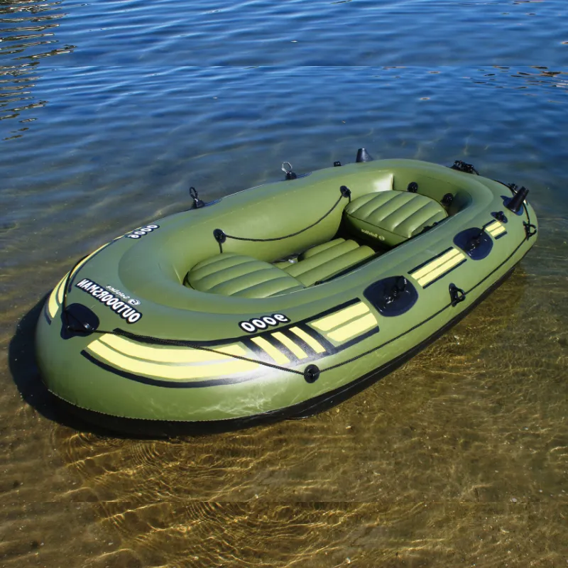 Solstice ‎9' x 4' Outdoorsman 9000 4-Person Fishing Inflatable Boat