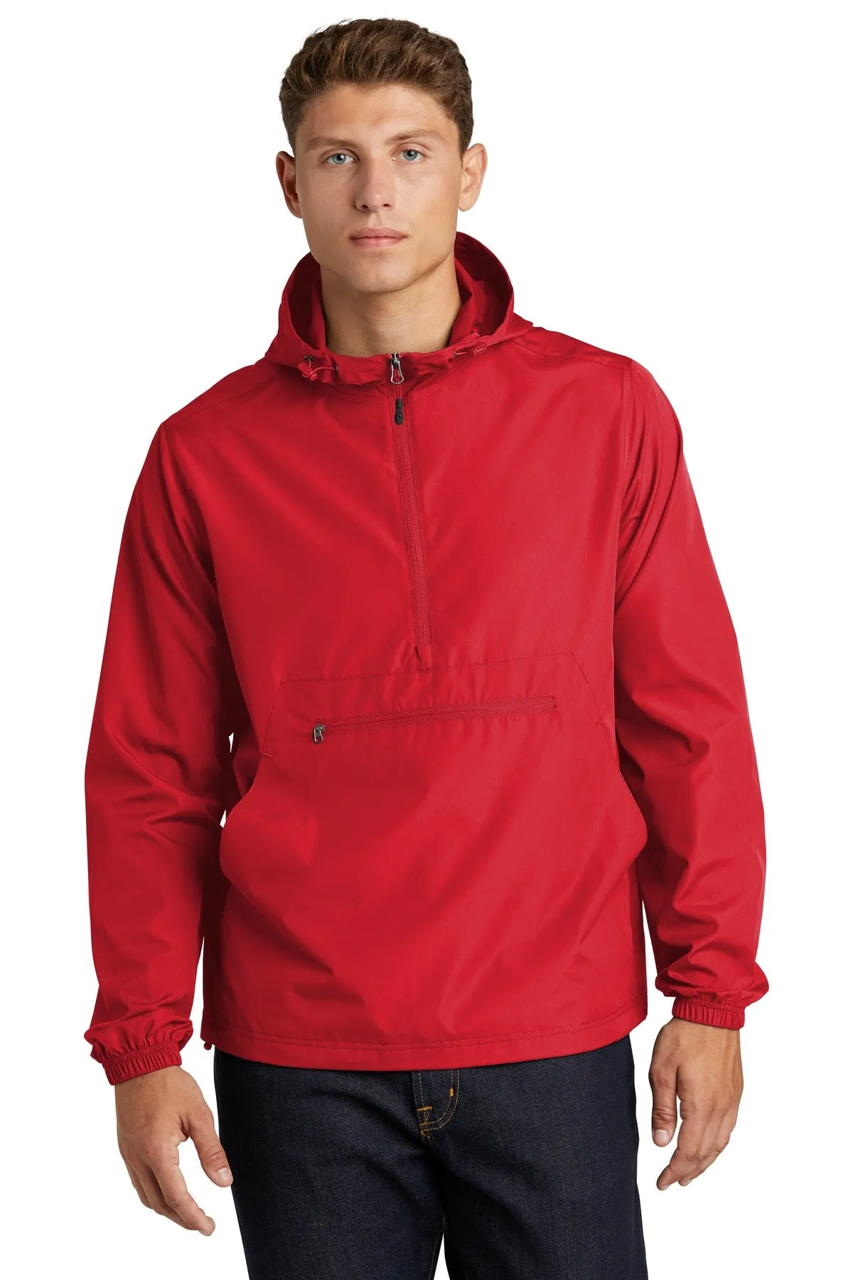 Sport-Tek Packable Anorak. JST66