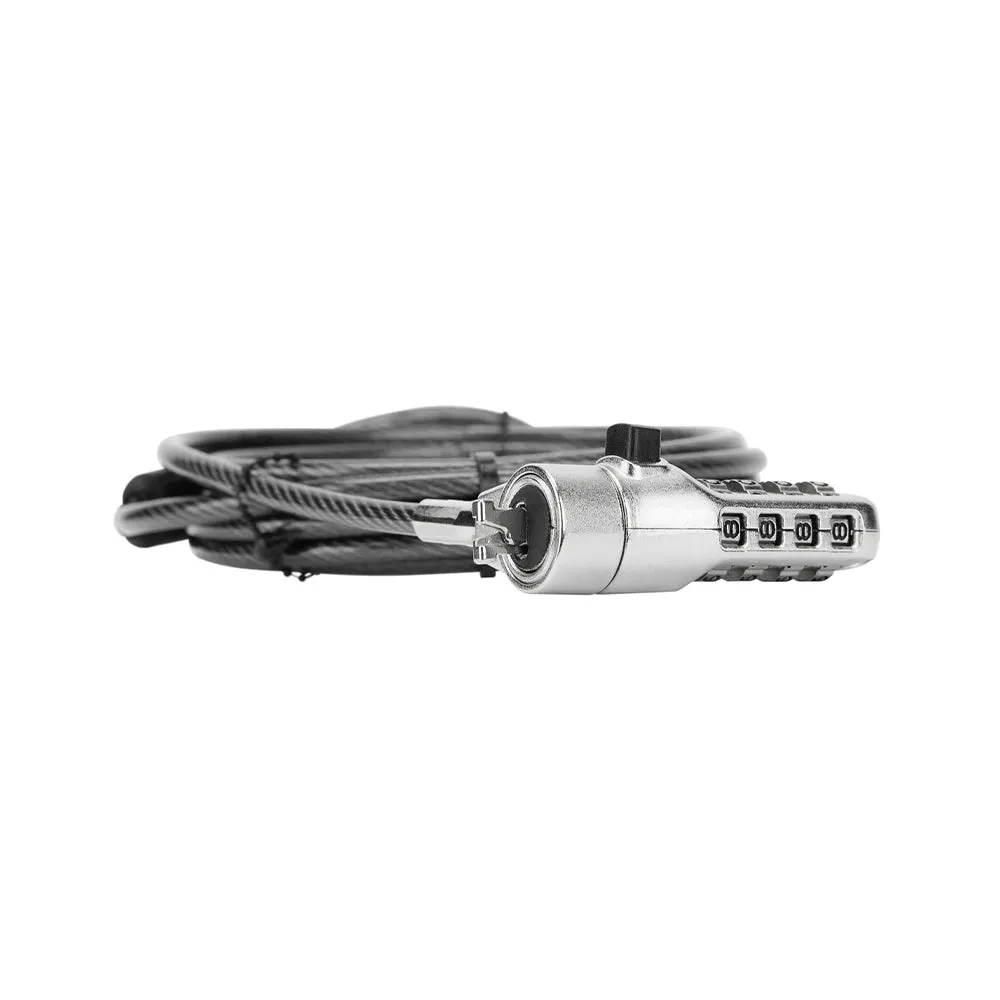 Targus ASP71GLX DEFCON® Compact Resettable Combo Cable Lock